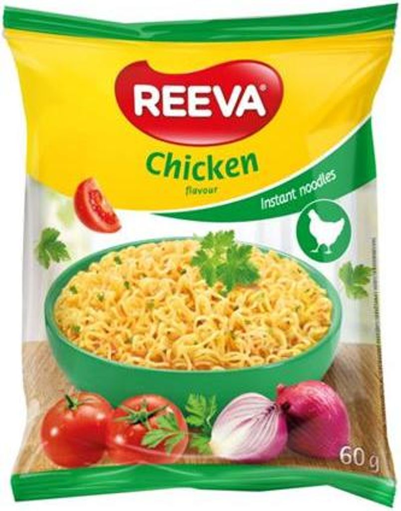 Reeva Instant Noodles Huhn 60er Pack (60 x 60g) Instant Produktbild 