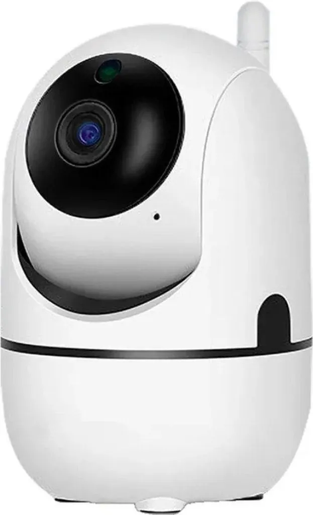 Babyphone Vidéo 64 Go Blanc avec Écran LCD et Enregistrement Automatique