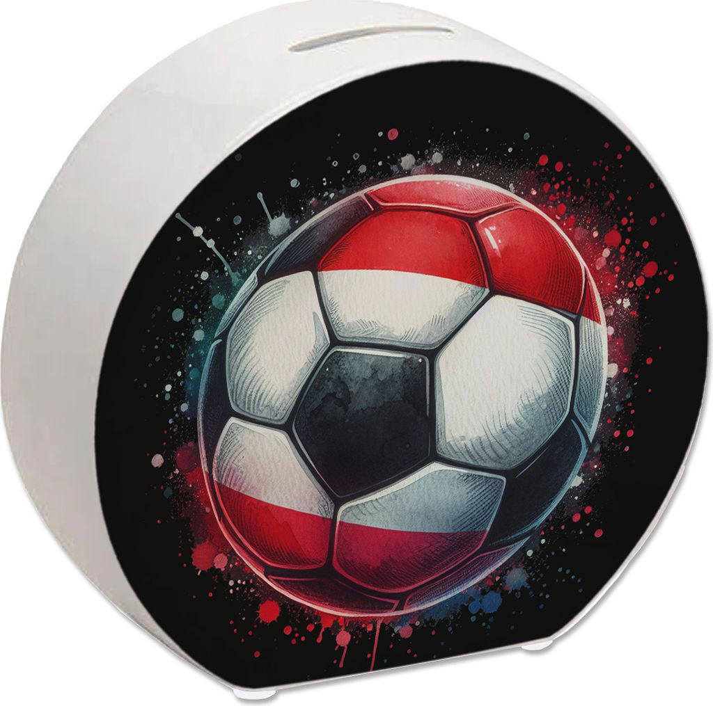 Fußball Österreich Flagge Spardose
