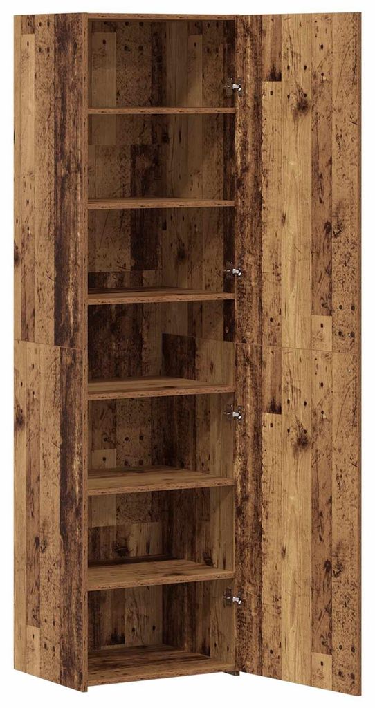 Highboard 2 pcs Altholz 50 x 42,5 x 185 cm