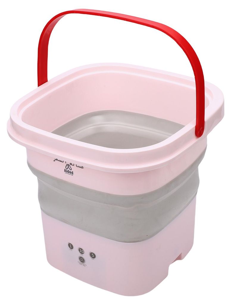 Tragbare Waschmaschine für Einzelpersonen „Roseate“ – 4,5 l, kleine, zusammenklappbare Waschmaschine mit 1-Minuten-, 5-Minuten- und 10-Minut...