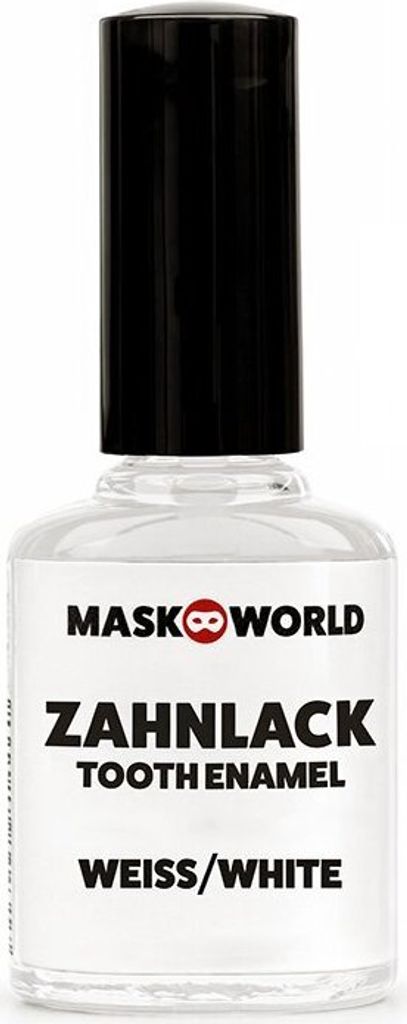 Zahnlack weiß 10ml Pinselflasche Produktbild 