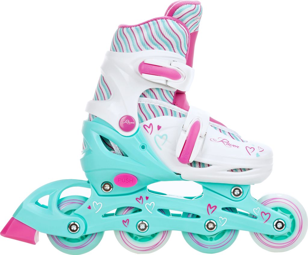 Inlineskates Inliner Raven Loret Mint/Pink 27-30 Produktbild 