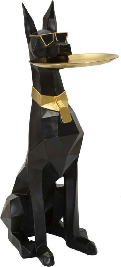 o Ferretti figurka dekoracyjna pies Ory z tacą 30x64x91 cm Zdjęcie produktu 