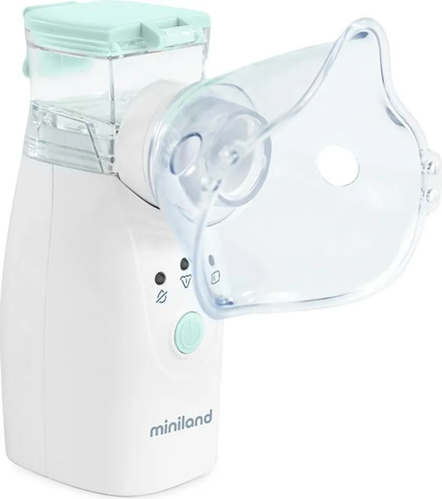 Miniland Nebuclean Nébuliseur Nasal Transparent Ergonomique pour Nourrissons
