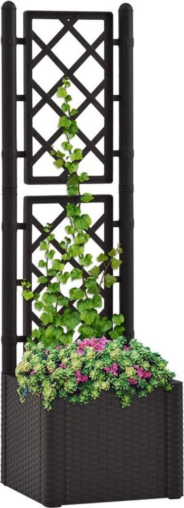 JKYOU Garden Hochbeet mit Spalier und Selbstbewässerungssystem Mocha.Lawn & Garden, Gardening, Pots & Planters
