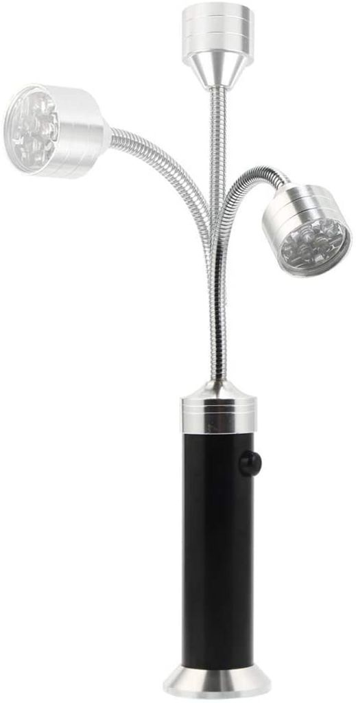 Grilllampe Grillbeleuchtung Arbeitslampe Schwanenhals 60 cm 1 LED Werkstattlampe 