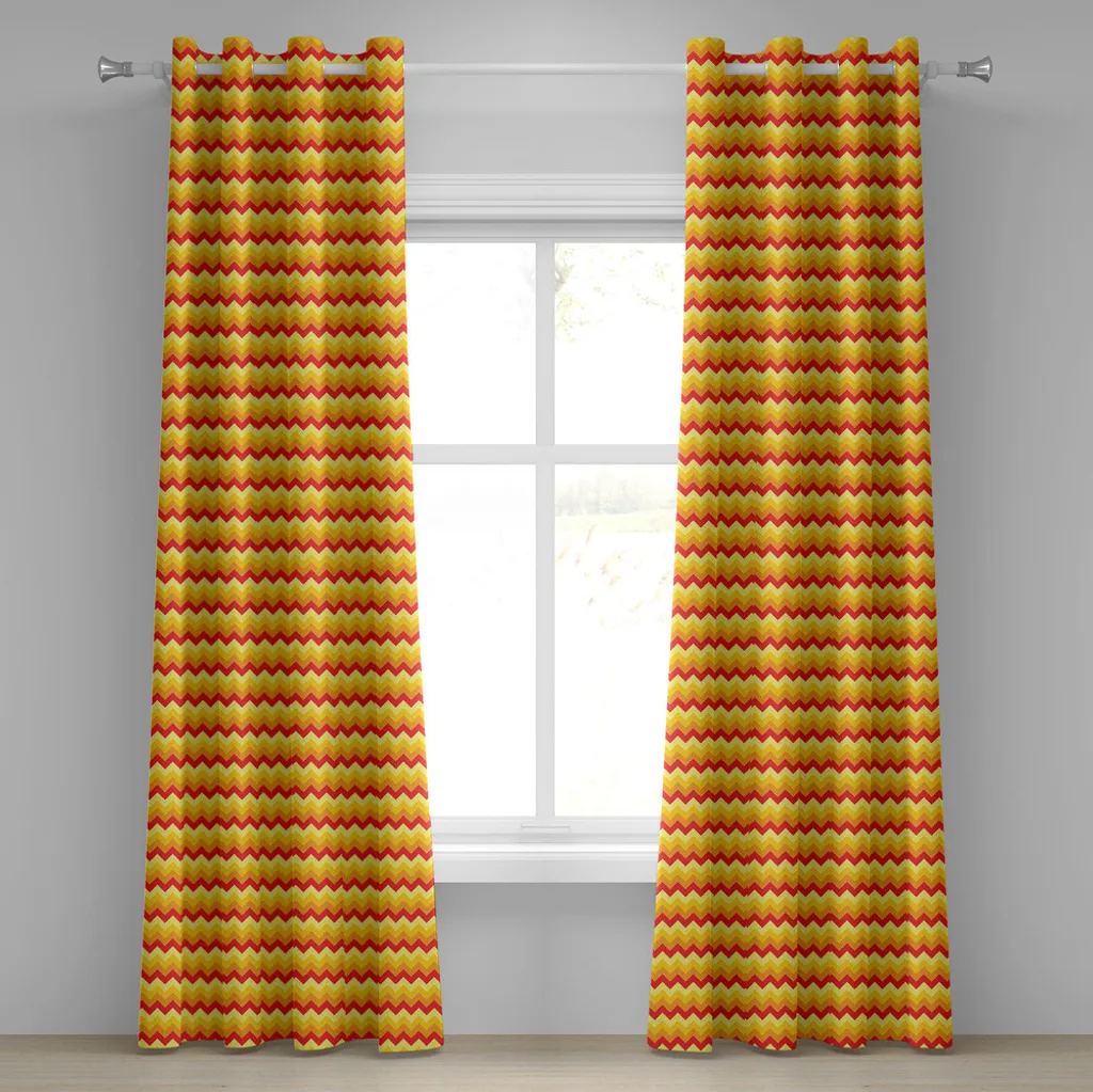 Tende ABAKUHAUS Giallo Caldo 2 Pezzi | Arredo Casa Moderno 280x175