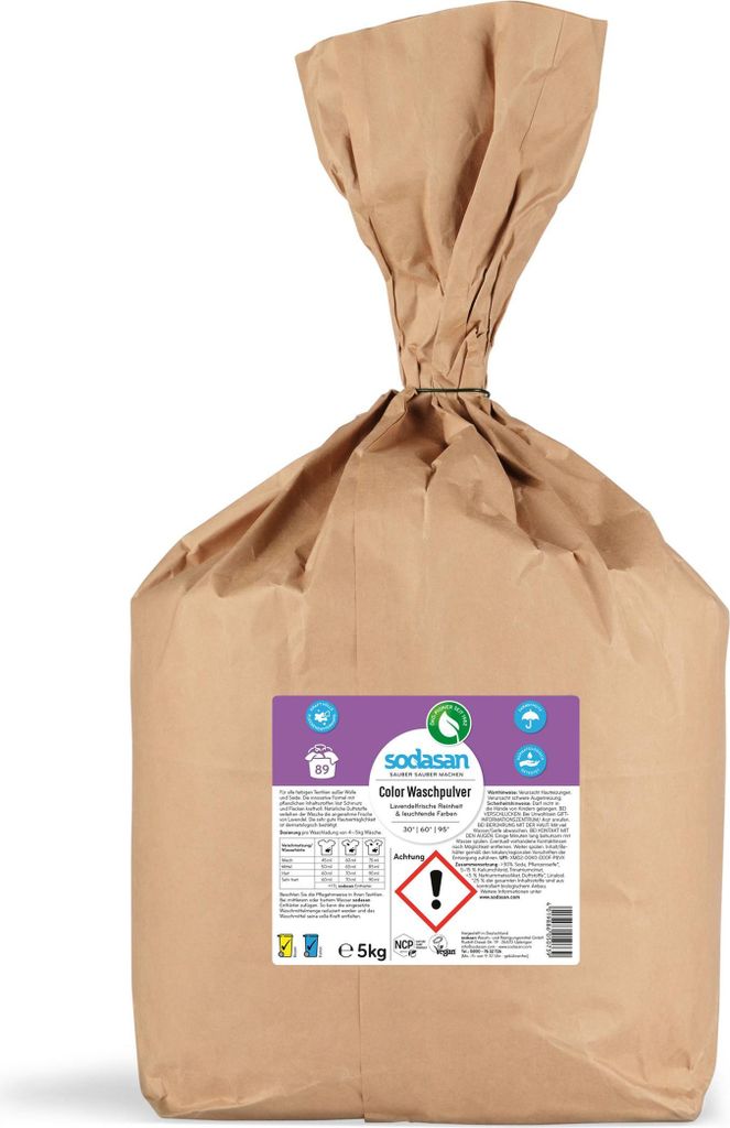 Sodasan Color Waschpulver Lavendel 5kg (1er Pack) Produktbild 