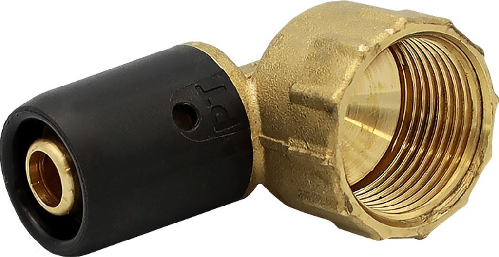 Pipetec Steckfitting Steck-Winkel mit Innengewinde 16x2 3/4"