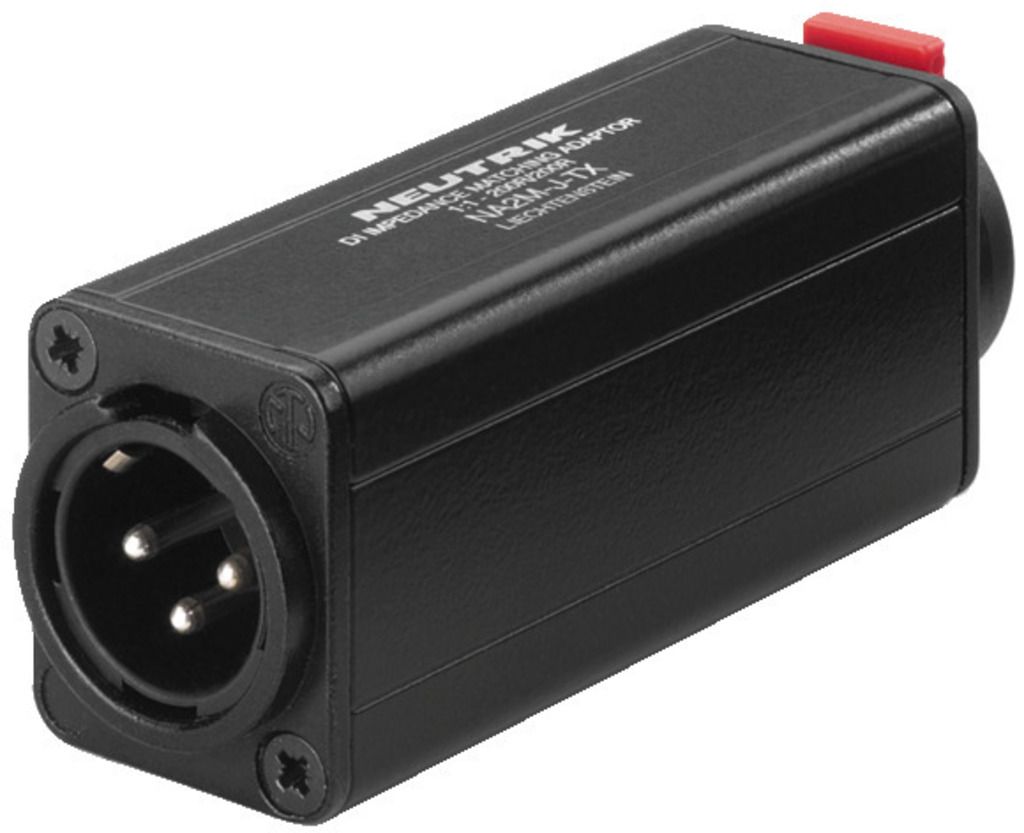 MONACOR NA-2MJTX NEUTRIK-XLR/ 6,3-mm-Klinken-Symmetrieradapter/Massetrennfilter