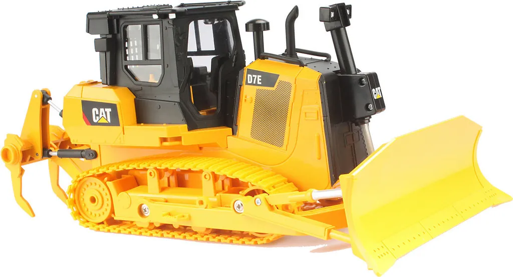 Bulldozer RC CAT D7E Carrera avec Lame Mobile et Sons Réalistes 1:24 - 3