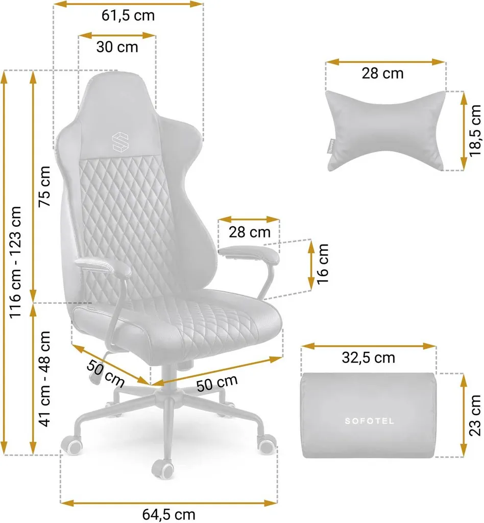 Fauteuil de bureau Sofotel Verona Noir 2581 : Confort Chic et Robuste - 13