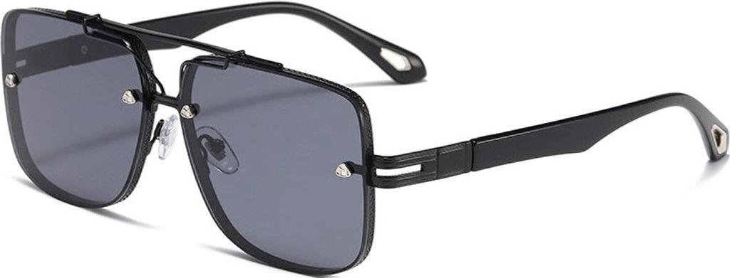 J&W herren pilotenbrille polarisierte herren-sonnenbrille Zhulati schwarz gläser