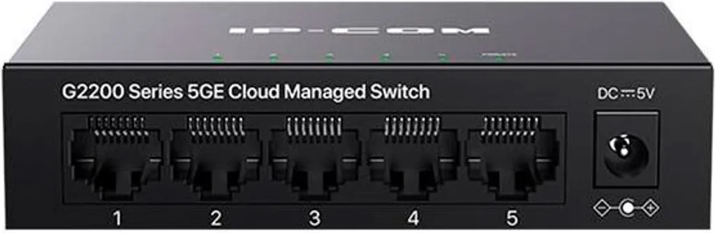 Switch Ip-com G2205D 5 ports Gigabit format compact avec prise EU 220V