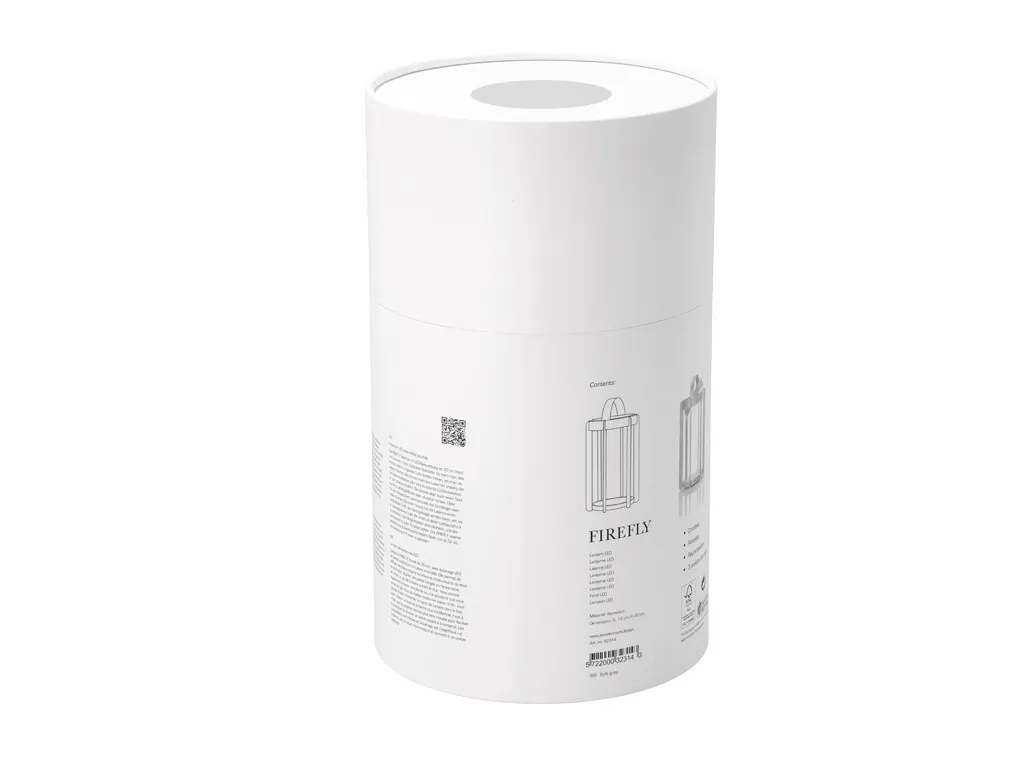 Zone Denmark LED Firefly Soft Grey - Lanterne Extérieure Design Moderne