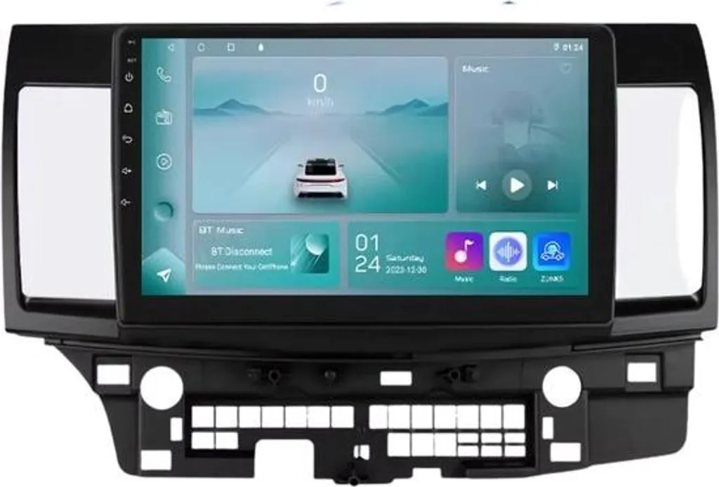 Autoradio Bluetooth CarPlay Mitsubishi Lancer 10 : GPS et 32Go Intégré