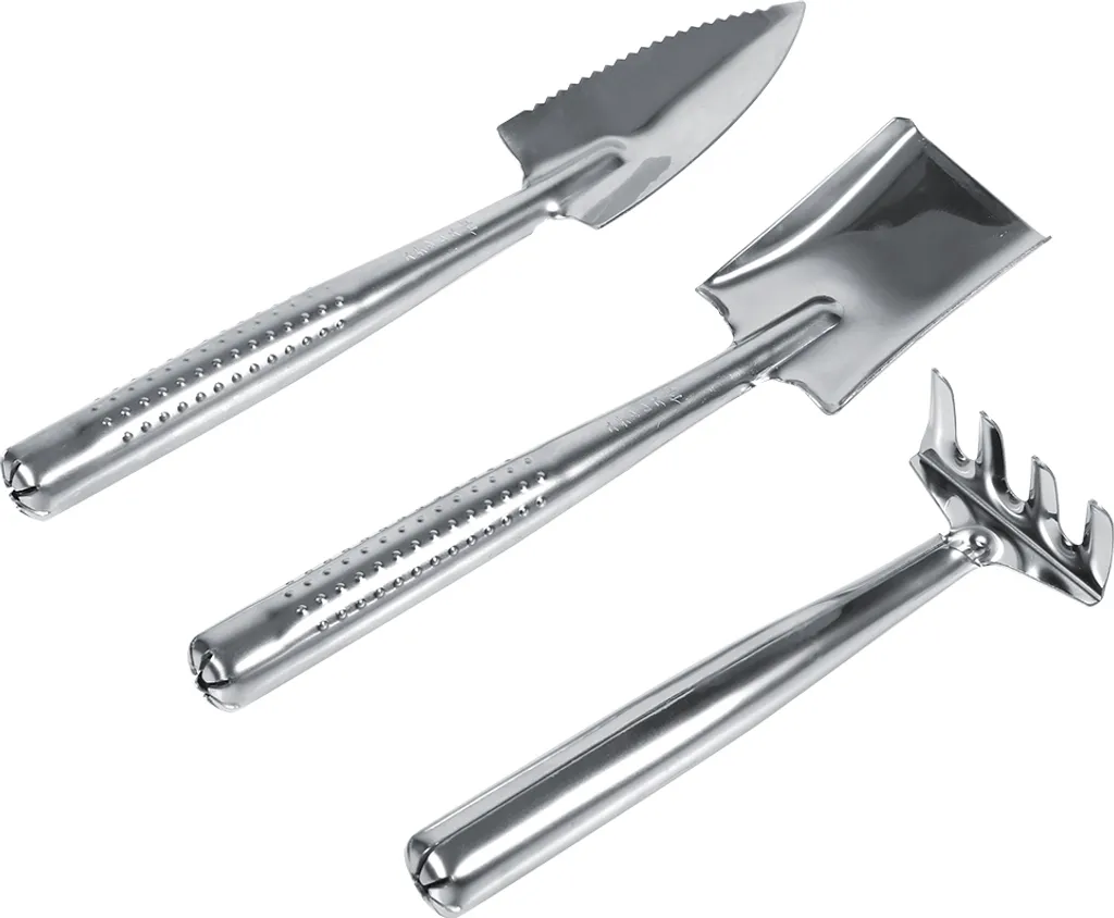 Set Mini Vanga e Pala in Acciaio Inox - Strumenti per Giardinaggio Indoor