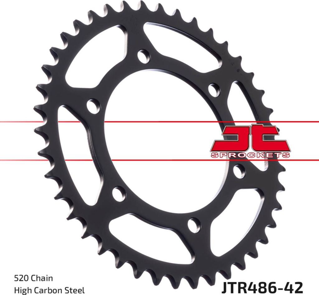 JTSPROCKETS Kettenrad JTR486.42 Hinten Kohlenstoffstahl