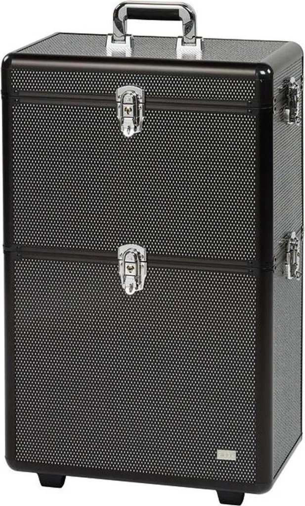 Valise Aluminium Noir XL Sinelco Strass avec Finition Ultra Robuste