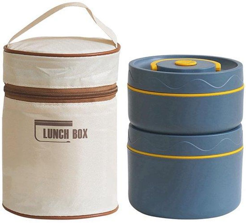 Isolierte Speisekühlbehälter, thermische Lebensmittelbehälter mit isolierter Tasche, edelstahlgefertigte Kühlbox für heiße/kalte Speisen, So...