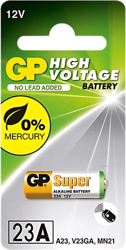 GP 23A L1028 Pile bouton alcaline GP haute tension 23A Image du produit 