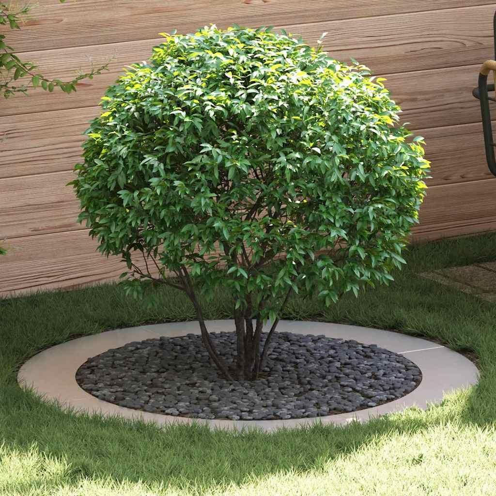 Maison Exclusive - geeignet für flache Baumringe 5 pcs Silber Ø90 / 120 cm Edelstahl