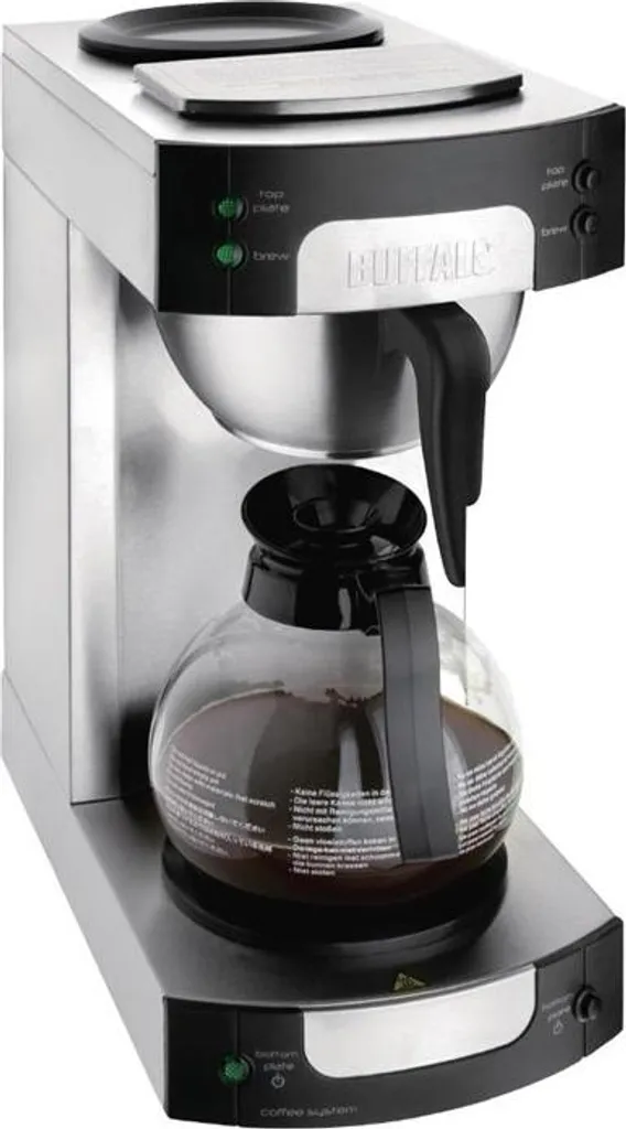 Machine à café à filtre Buffalo : fini le café froid avec l'inox