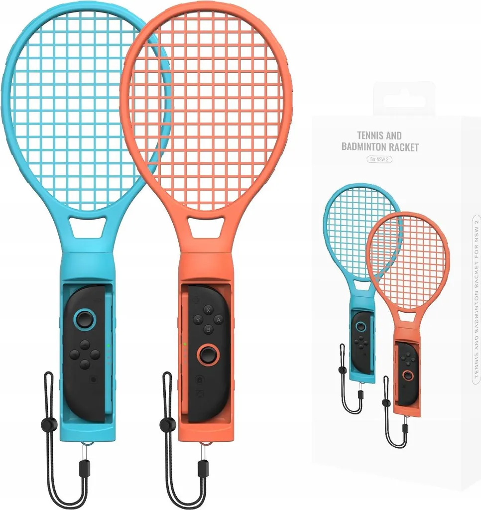 Raquettes de Tennis Switch 2 NS2 Ergonomiques JYS-NS2266 Orange Bleu