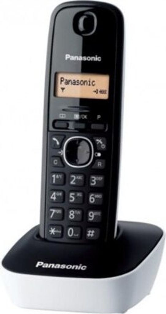 Panasonic KX-TG1611 DECT-Telefon Anrufer-ID Schwarz, Weiß