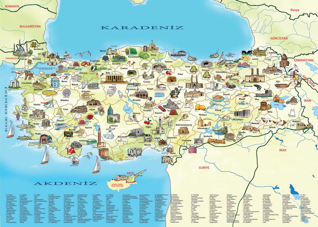 ART PUZZLE Puzzle Türkei: Kulturkarte 260 Teile