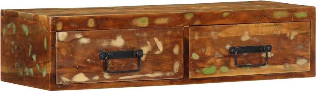 TV-Wandschrank 80x30x19 cm Altholz Massiv