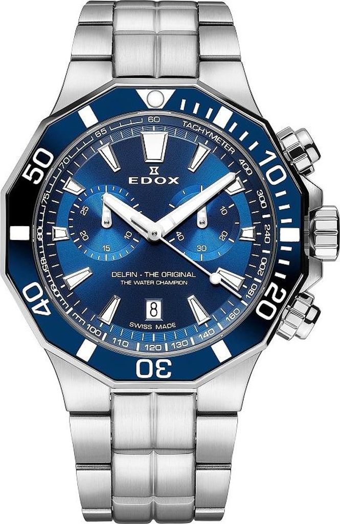 EDOX Delfin The Original Chrono 10112-3BUM-BUIN Herrenuhr Produktbild 