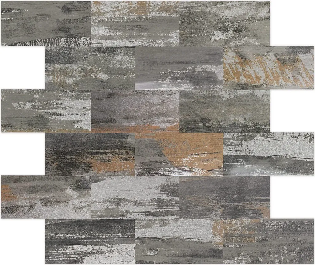 Adesivi per Piastrelle 3D Sessamen-LP 34x29cm - Vinile Sicuro 10 Pezzi