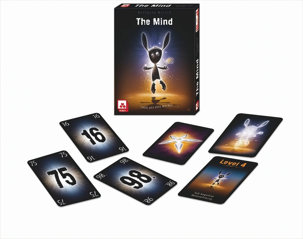 The Mind – Jeu De Cartes Coopératif – Édition Allemande – 2 à 4 Joueurs, Dès 8 Ans – 15 Min Par Partie