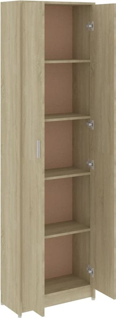 vidaXL Šatníková skriňa Sonoma Dub 55x25x189 cm odvodený Obrázok produktu 6