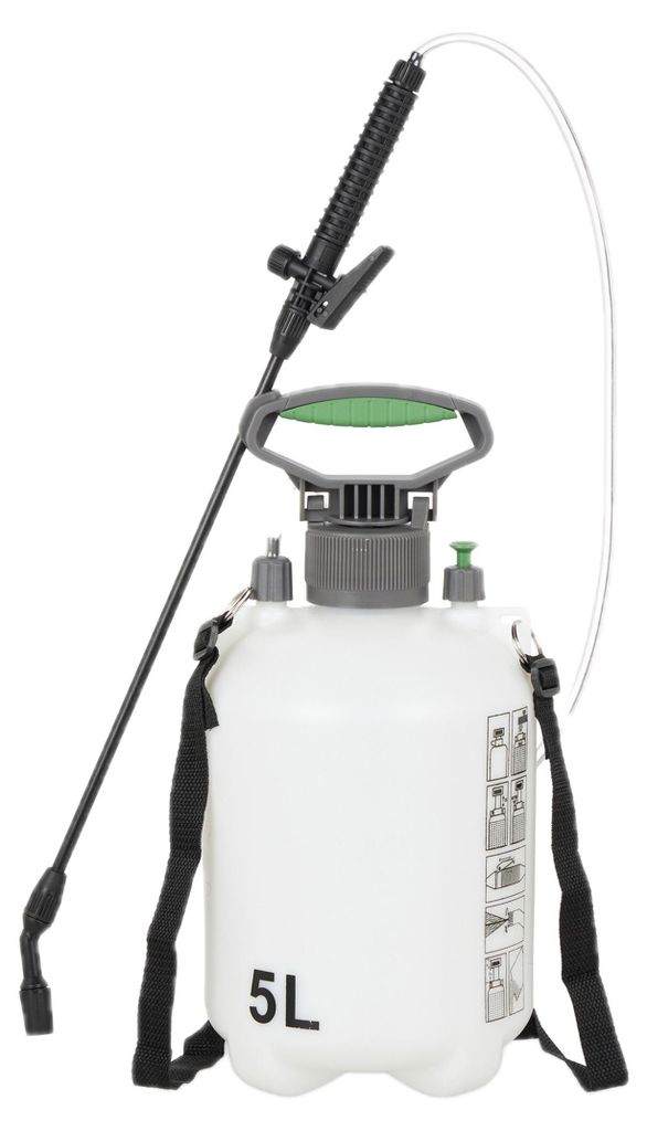 Relaxdays Drucksprüher, 5 l, verstellbare Düse, Bewässerung Produktbild 