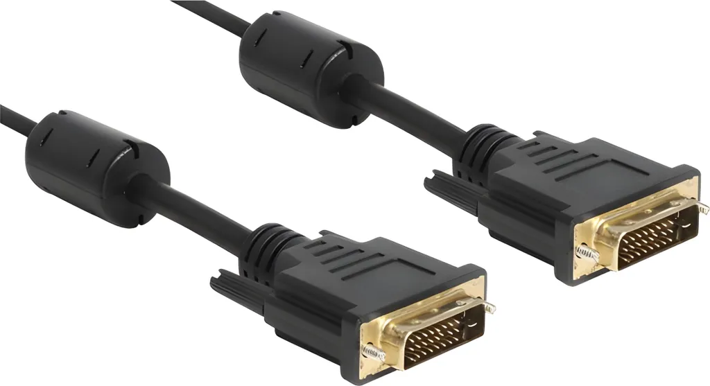 DELOCK Cavo DVI DVI(24+1) -> DVI(24+1) St/St 1,00m Oro