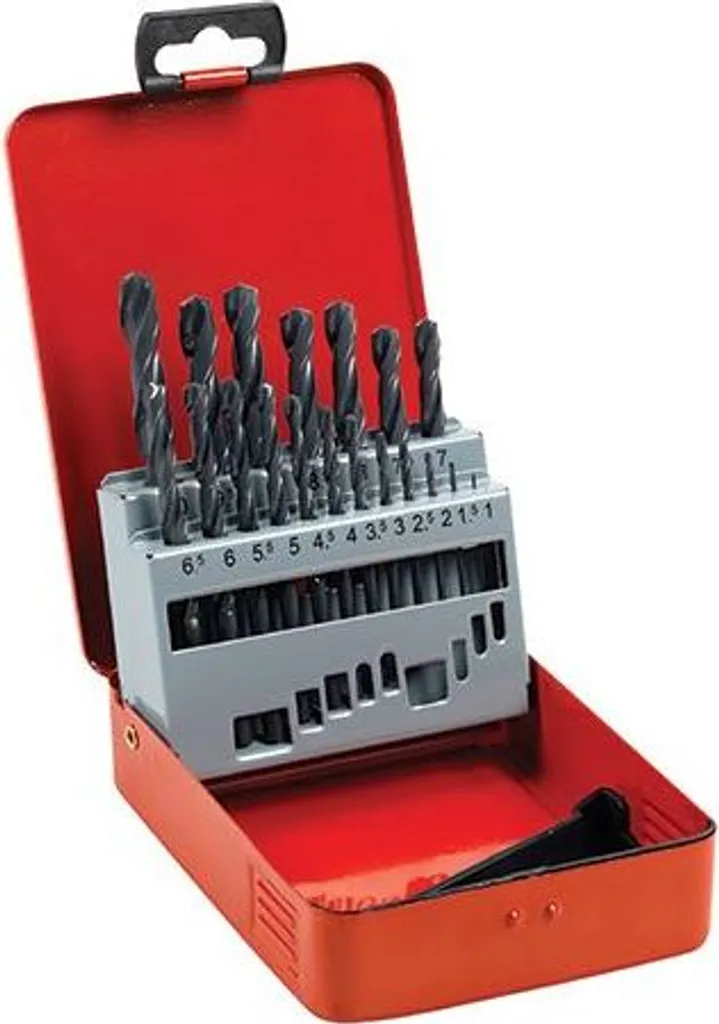 Forets Hélicoïdaux HSS Timco 19 Pièces - Haute Résistance et Coupe Nette