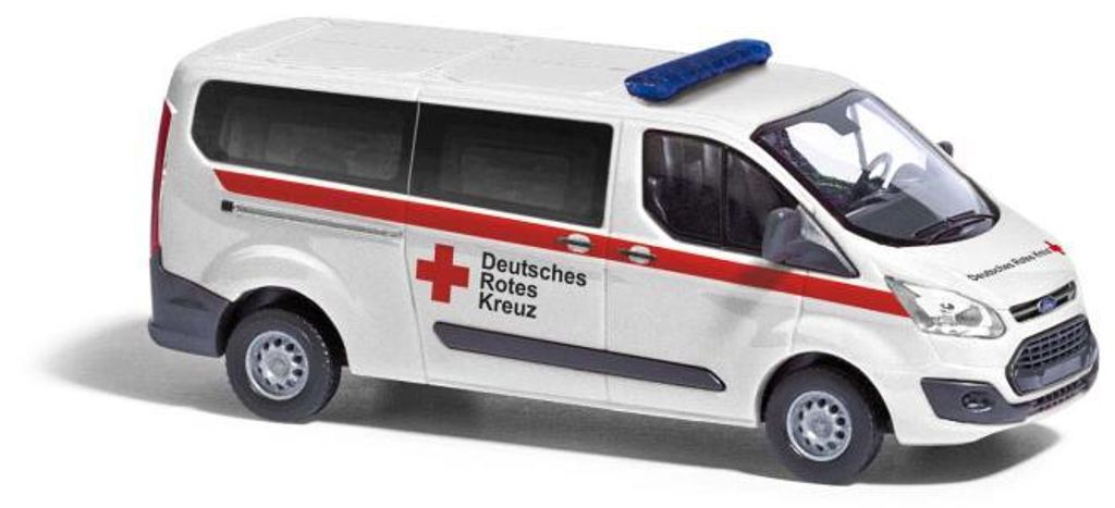 Busch 52431 - 1/87 / H0 Ford Transit Custom Bus DRK - Neu Produktbild 