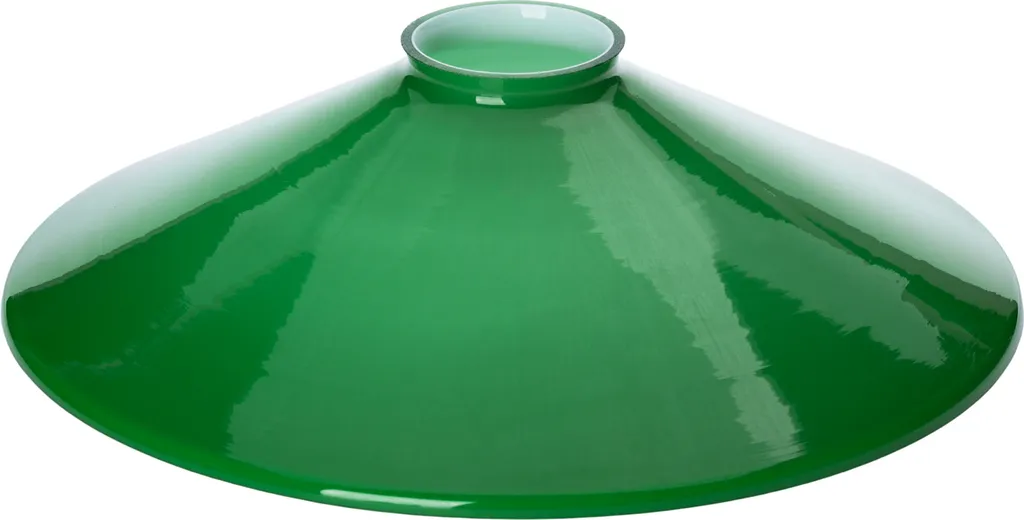 Abat-jour en verre vert Ø 25cm pour créer une ambiance douce et cosy