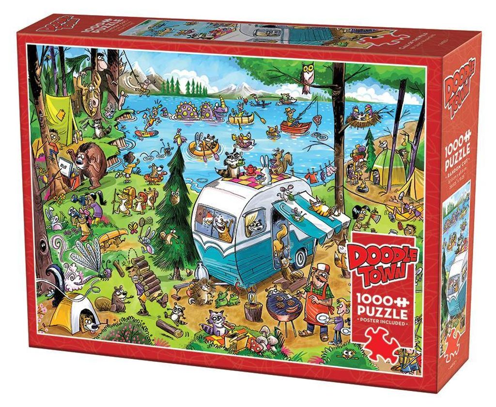 Doodletown: Der Ruf der Wildnis – Puzzle mit 1000 Teilen