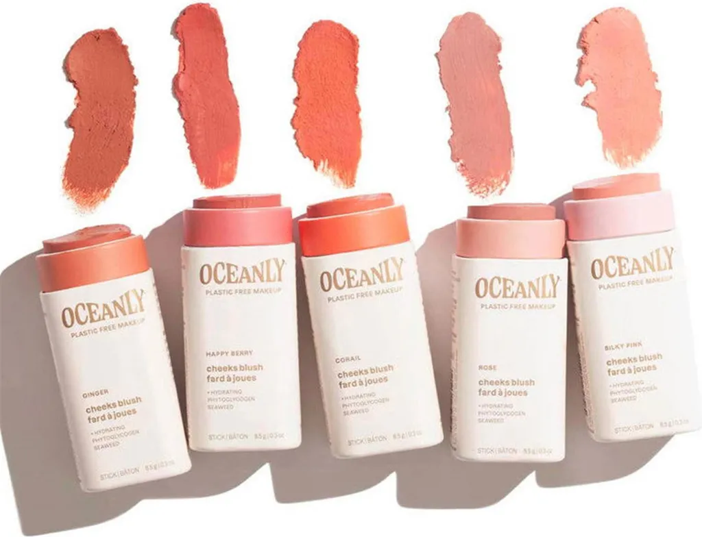 Blush stick nomade Oceanly Happy Berry pour un maquillage naturel 8,5g