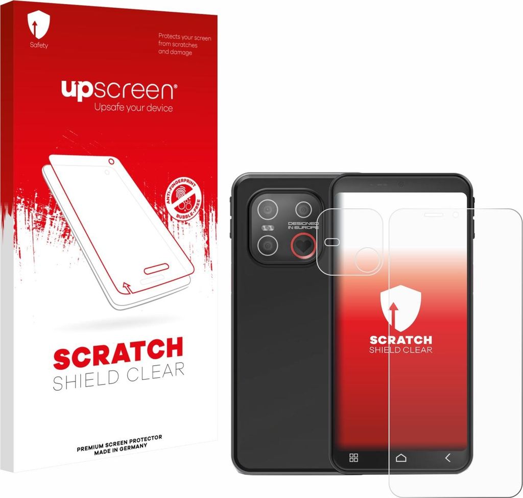 upscreen Schutzfolie für Emporia Smart 7 Lite (Display+Kamera) Displayschutz Displayschutzfolie Folie Klar Transparent