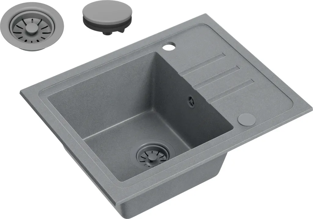 Lavello in Granito Grigio 55x44 VBChome: Qualità e Design per la Tua Cucina