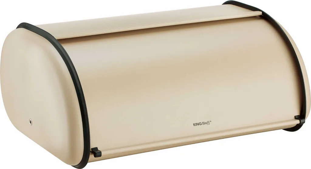 Paneiera Grande Kinghoff KH-1866 44cm - Conservazione Pane in Acciaio