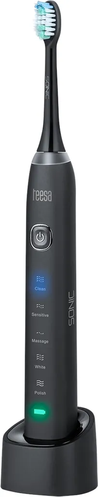 Brosse à dents sonique Teesa SONIC adulte Noire avec 31000 mouvements