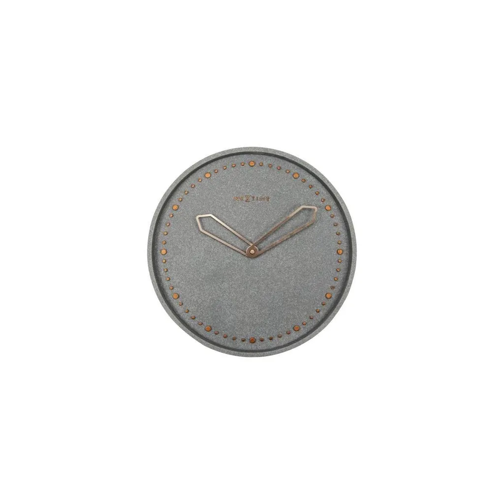 Horloge murale pour salon NeXtime Cross grise 35cm - Déco intérieure