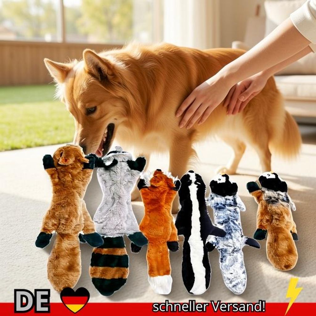 Lustiges Simuliertes Tier Kein Füllung Hundespielzeug mit Quietschen
