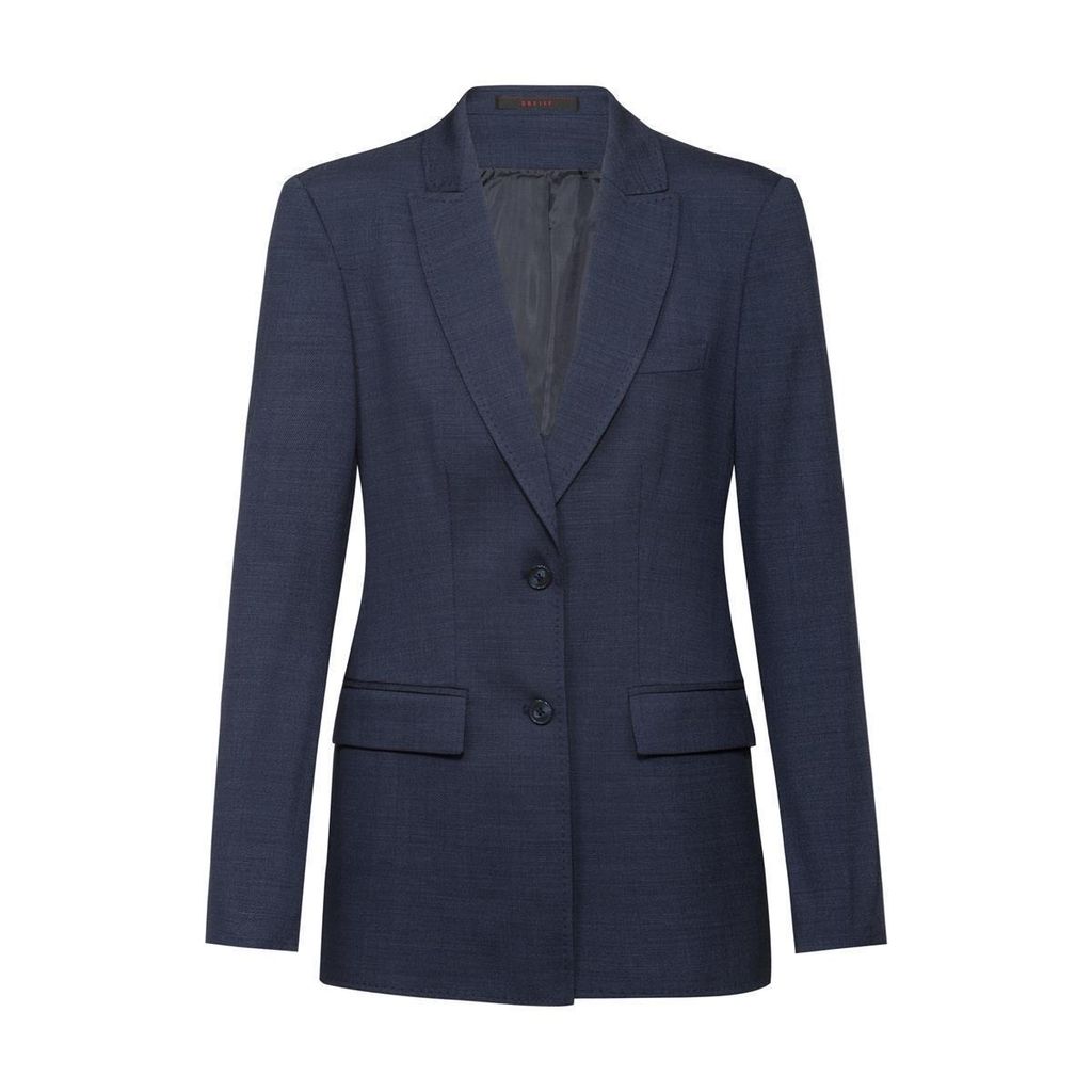 Greiff Modern WITH 37.5 Damen Langblazer Regular Marine PINPOINT 50